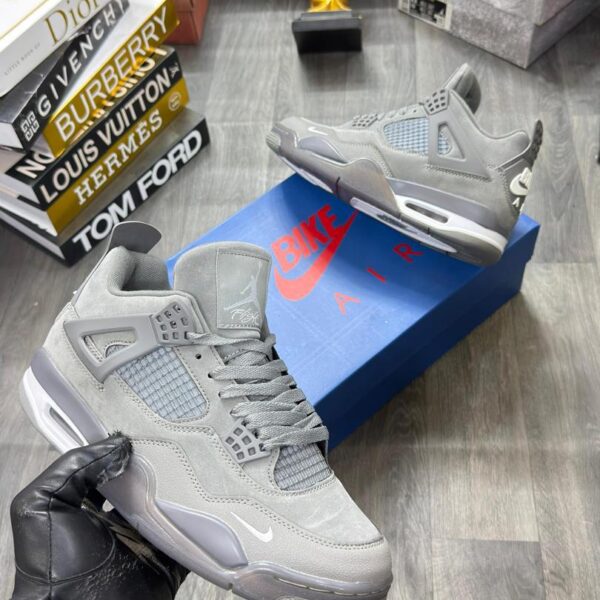 Air Jordan 4 Retro KAWS Cool Grey Sneakers