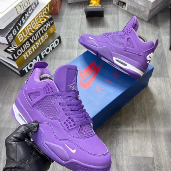 Nigel Sylvester x Jordan 4 Purple Rain Sneakers