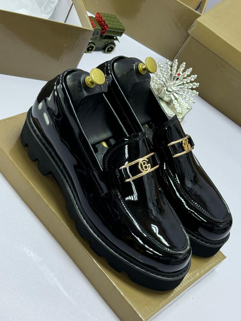 Balenciaga Men’s Black Leather Loafers 1 Balenciaga Men’s Black Leather Loafers
