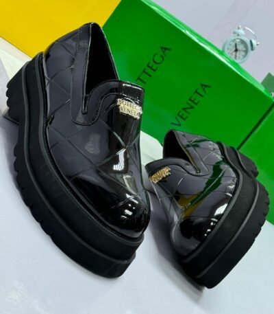 Bottega Veneta Men’s Black Chunky Loafers