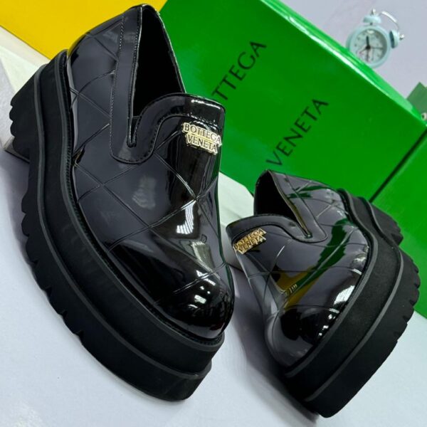 Bottega Veneta Men’s Black Chunky Loafers