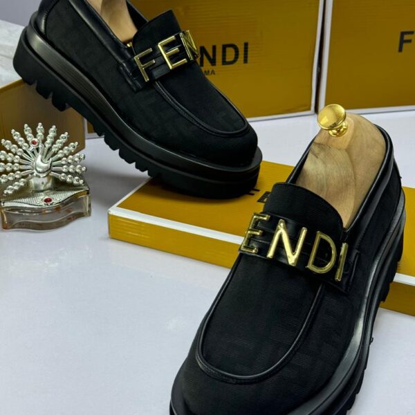 Fendi Men’s Flat Slip-On Loafers