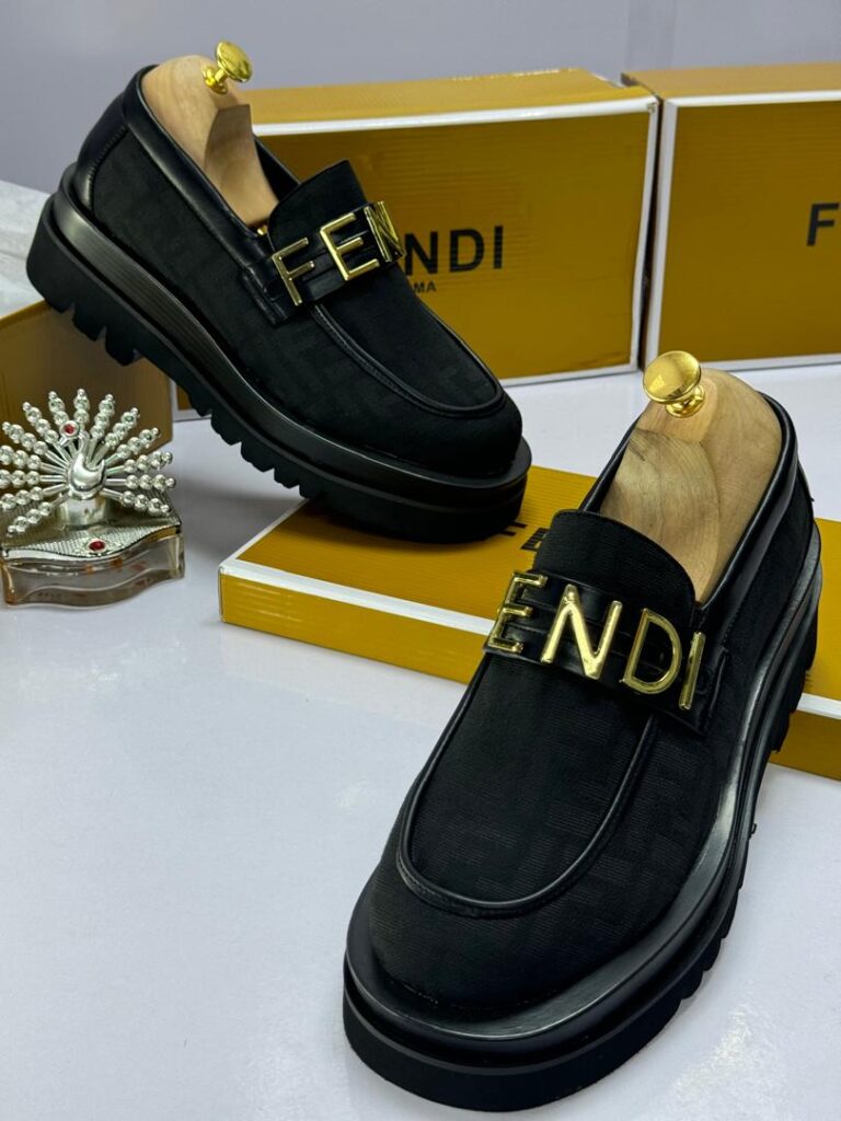 Fendi Men’s Flat Slip-On Loafers
