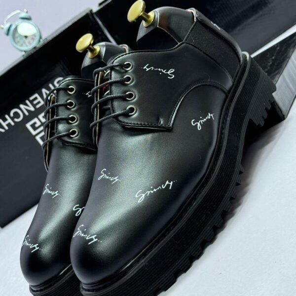 Givenchy Black Leather Lace-Up Shoes