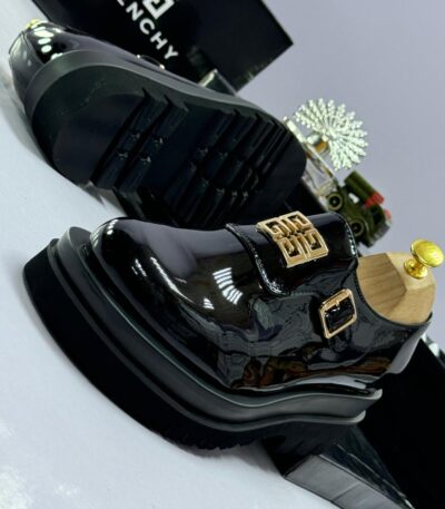 Givenchy Men’s Black Patent Leather Loafers