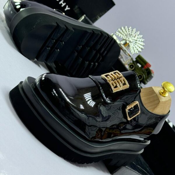 Givenchy Men’s Black Patent Leather Loafers