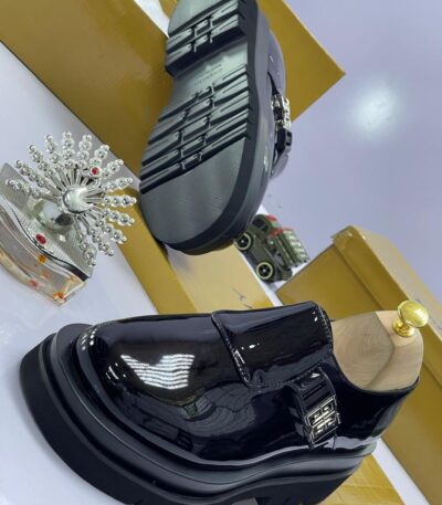 Givenchy Men’s Black Shiny Loafers