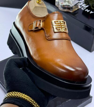 Givenchy Men’s Brown Monk Strap Loafers