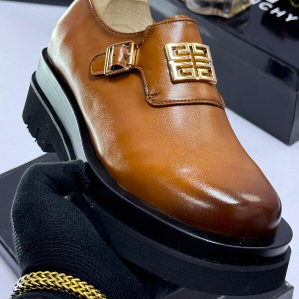 Givenchy Men’s Brown Monk Strap Loafers