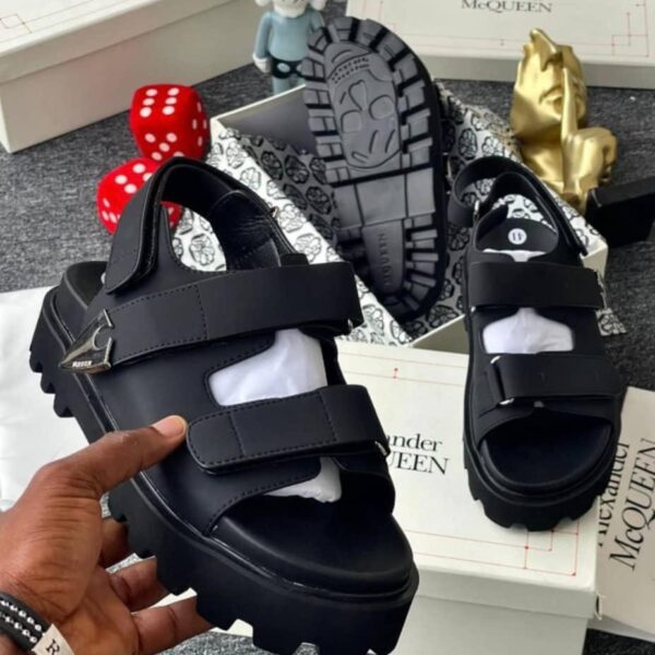 Men’s Black Buckley Slippers Sandals