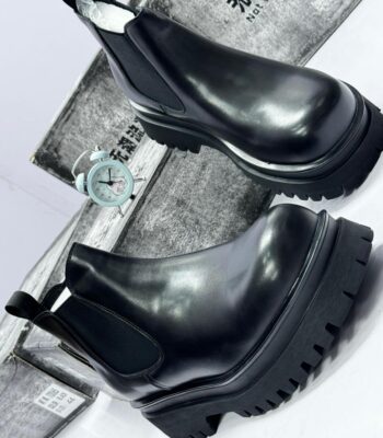Men’s Black Chunky Chelsea Boots