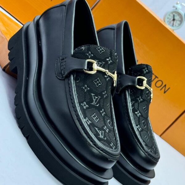 Men’s Black Monogram Loafers