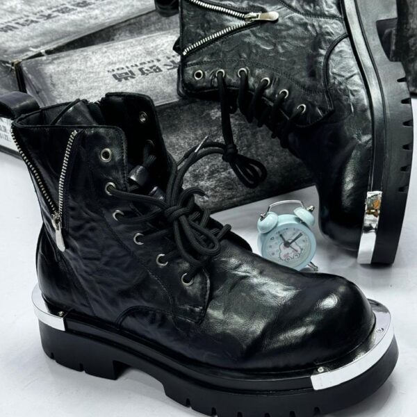Men’s Black Platform Boots