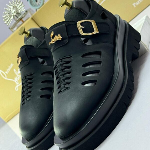 Men’s Black Platform Designer-Inspired Shoes