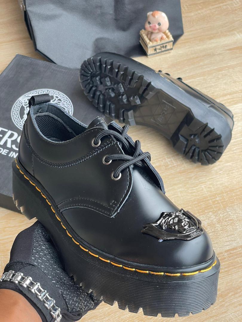 Men’s Black Platform Lace-Up Shoes Men’s Black Platform Lace-Up Shoes