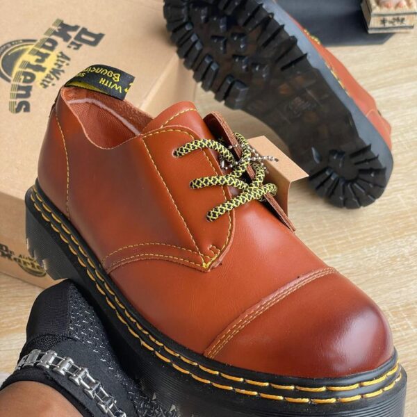 Men’s Black Platform Oxford Shoes