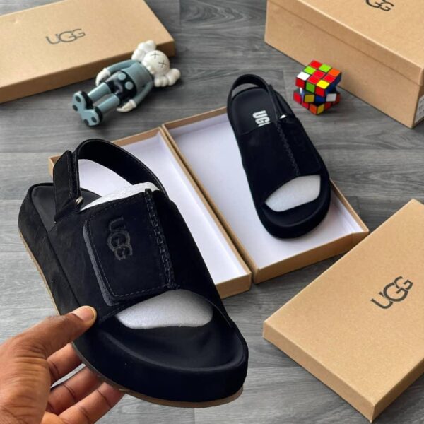 Men’s Black Slingback Sandals