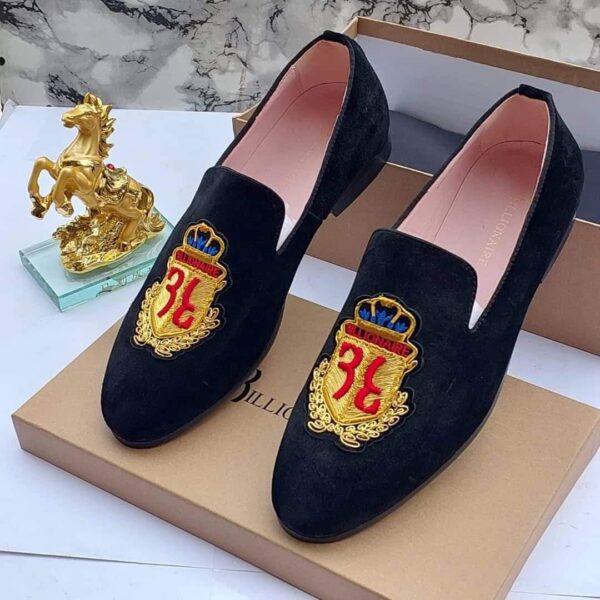 Men’s Black Suede Luxury Loafers