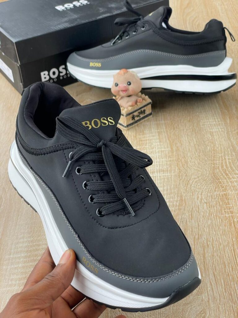 Men’s Boss-Style Casual Lace-Up Sneakers