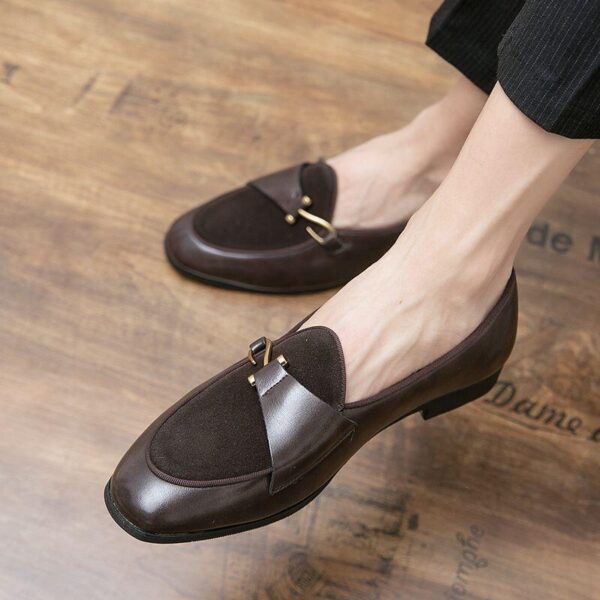 Men’s Brown Slip-On Casual Loafers