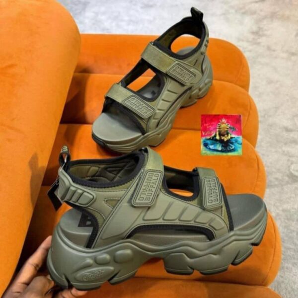 Men’s Buffalo Binary Track Platform Sandals