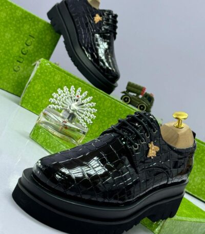 Men’s Crocodile-Embossed Designer Loafers