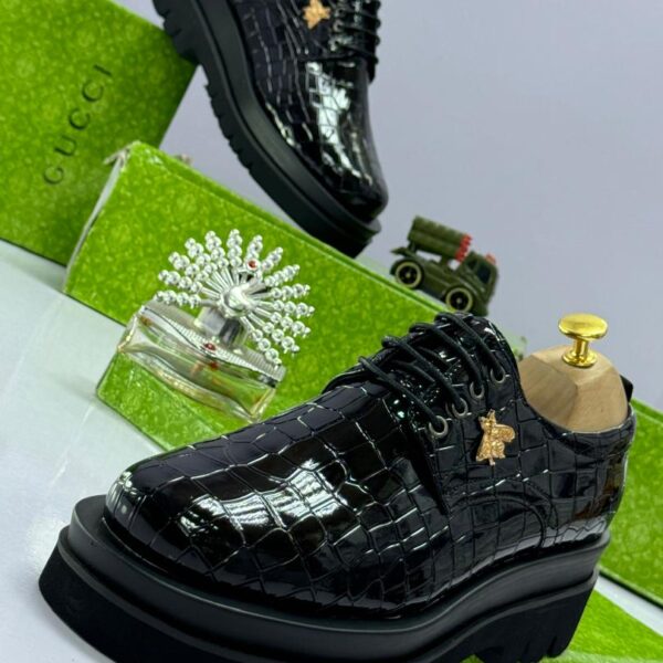 Men’s Crocodile-Embossed Designer Loafers