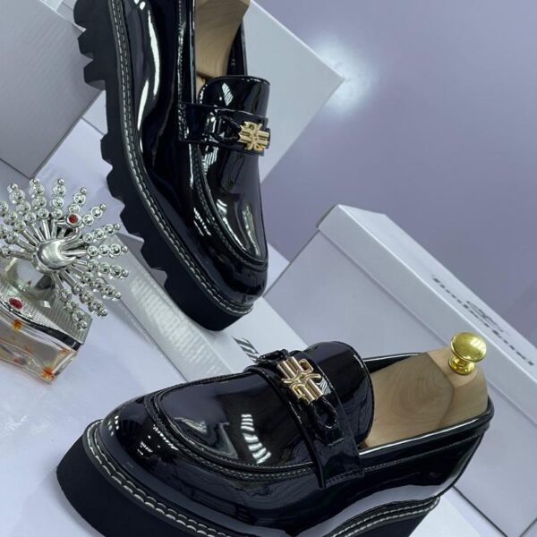 Men’s Patent Leather Platform Loafers