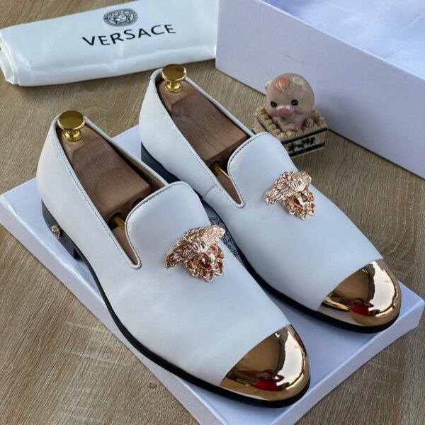 Men’s White Luxury Loafers