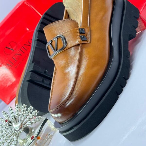 Valentino Men’s Brown Leather Loafers