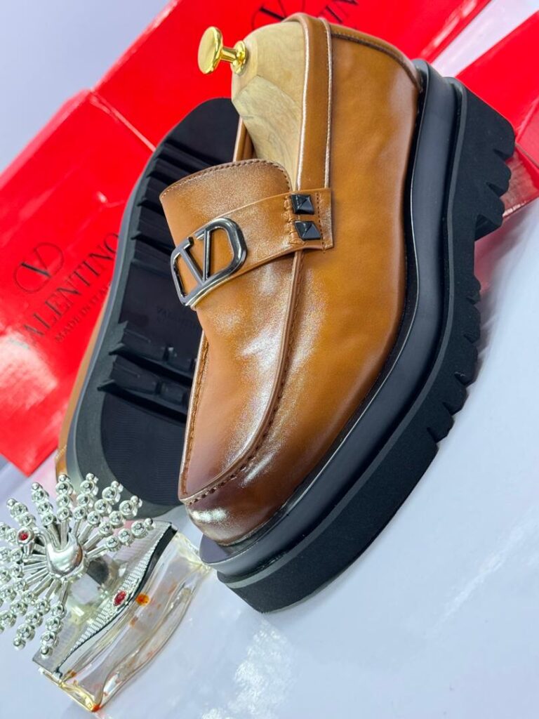 Valentino Men’s Brown Leather Loafers