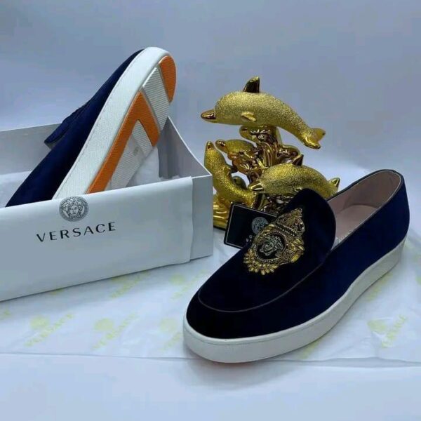 Versace Men’s Velvet Loafers