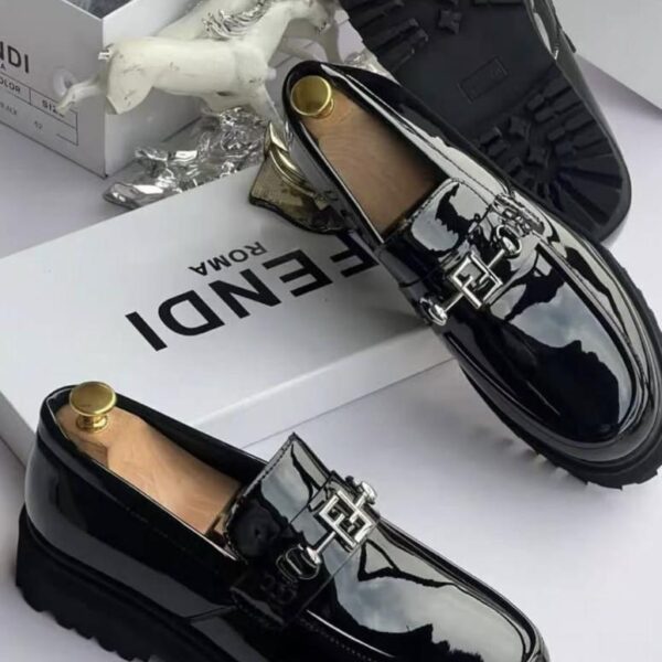 Black Patent Leather Loafers