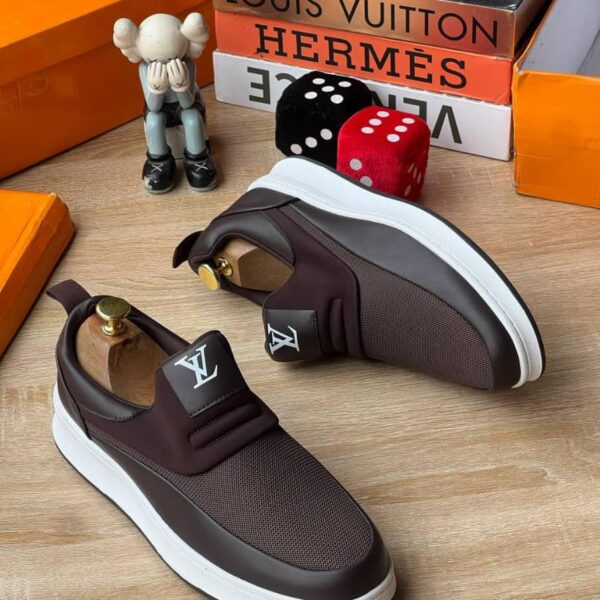 Chocolate Brown Slip-On Loafers