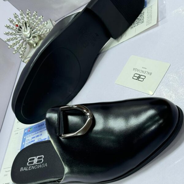Men’s Black Designer Half Shoes