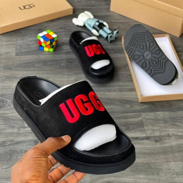 Men’s Black Slide Sandals