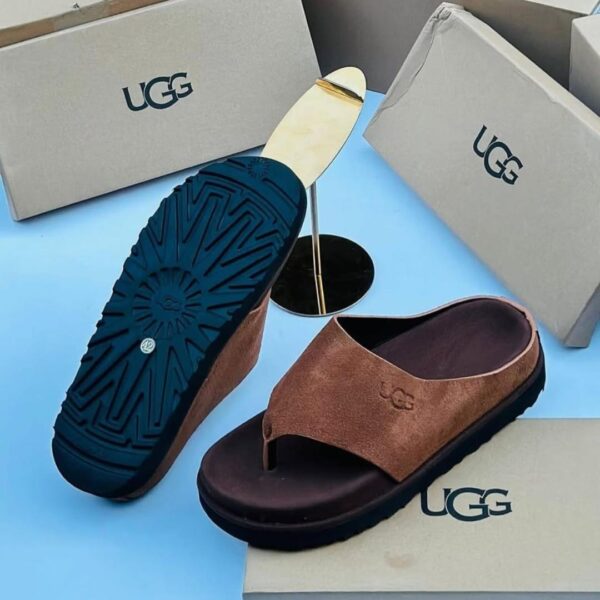 Men’s Brown Suede Promax Slide Slippers