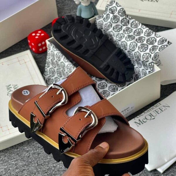 Men’s Double Buckle Platform Sandals