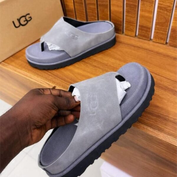 Men’s UGG Suede Leather Slip-On Sandals