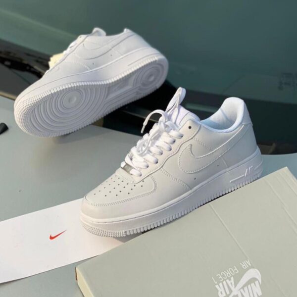 Nike Air Force 1 ’07 Triple White Low-Top Sneakers