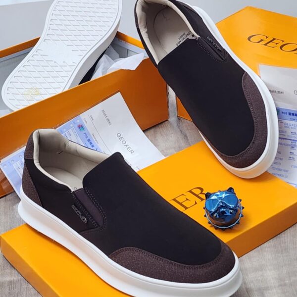 Geoxer Men’s Two-Tone Slip-On Shoes