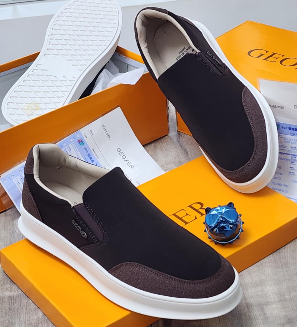 Geoxer Men’s Two-Tone Slip-On Shoes Geoxer Men’s Two-Tone Slip-On Shoes