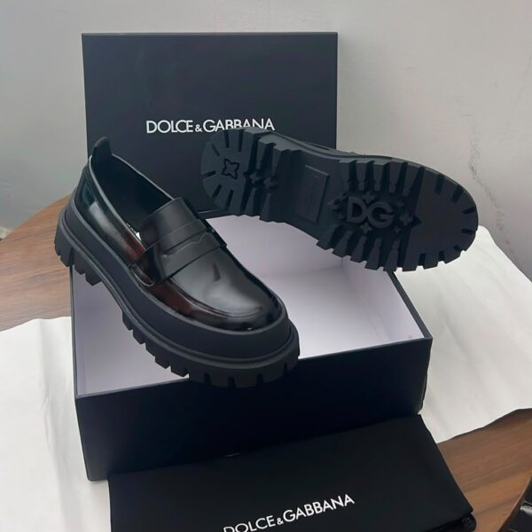 Men’s Black Leather Loafers