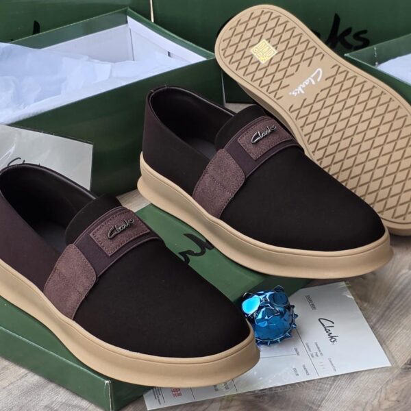 Men’s Brown Slip-On Sneakers