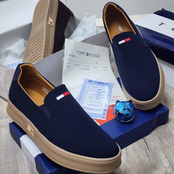 Men’s Navy Blue Slip-On Shoes
