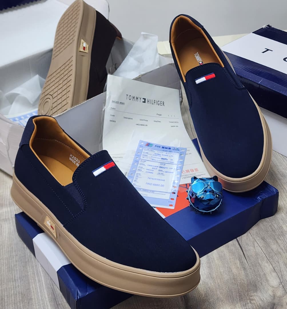 Men’s Navy Blue Slip-On Shoes Men’s Navy Blue Slip-On Shoes