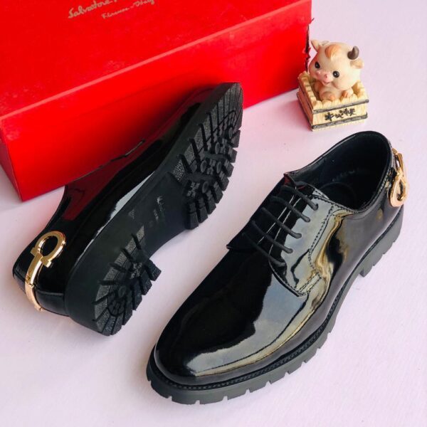 Mens Black Patent Leather Dress Shoes