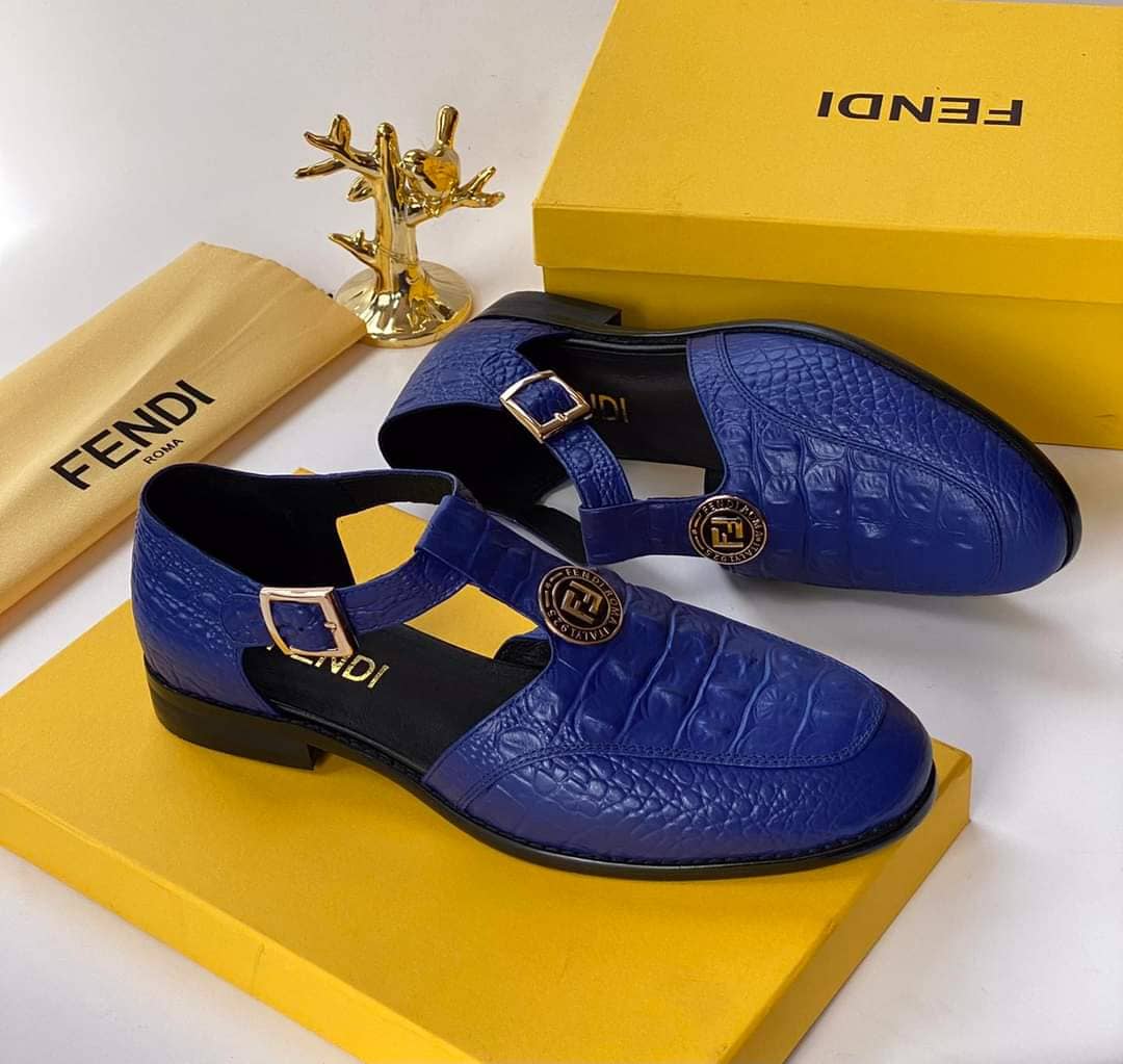 Mens Blue Crocodile Embossed Leather Shoes Mens Blue Crocodile Embossed Leather Shoes