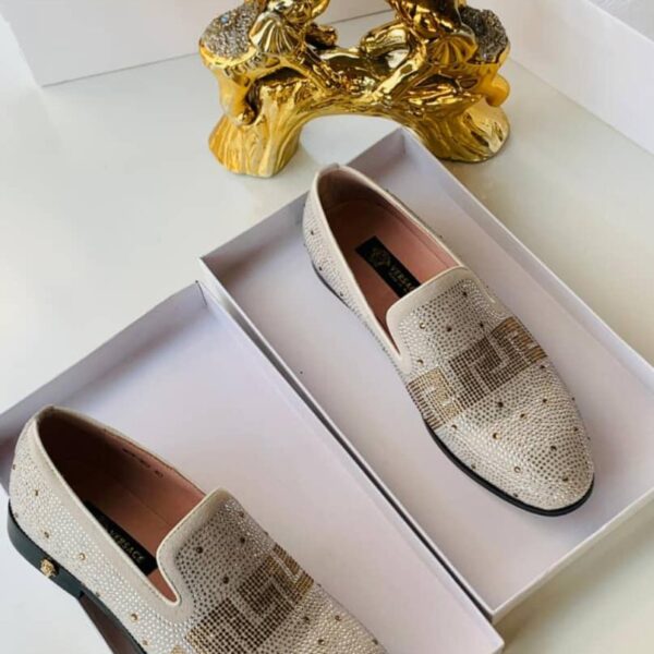 Mens Rhinestone Loafers
