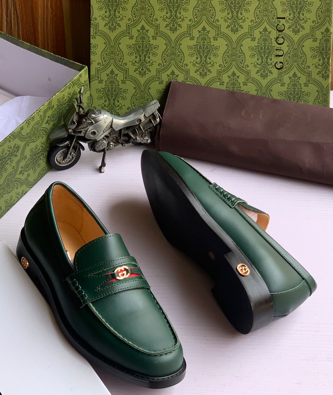 Red Green Web Detail Interlocking G Luxury Shoes Red Green Web Detail Interlocking G Luxury Shoes